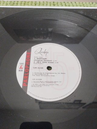 QUIREBOYS 12" EDICIÓN LIMITADA POSTER 1990 ROCK