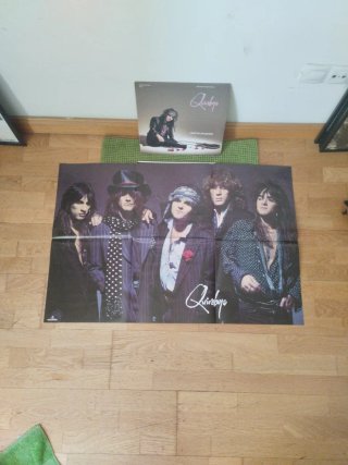 QUIREBOYS 12" EDICIÓN LIMITADA POSTER 1990 ROCK