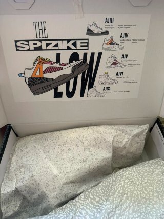 Sneakers Air Jordan Spizike basse, nuove