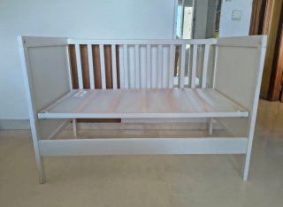 Cuna colecho Ikea Sundvik con colchón incluido