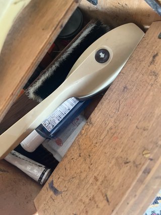 Caja zapatero de madera