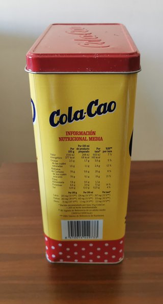 Lata Metálica Cola Cao Vintage
