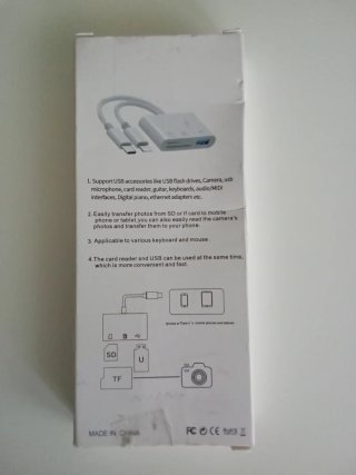 Adattatore lettore schede TF SD USB
