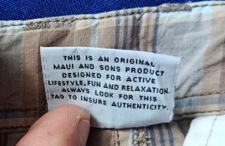 Pantaloncini Maui and Sons fantasia a quadri tg 44