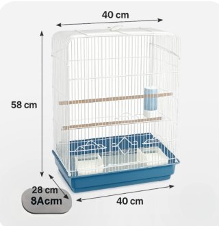Jaula para pájaros en buen estado