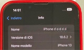 iPhone 13 Rosso 512GB con scatola un po rovinata