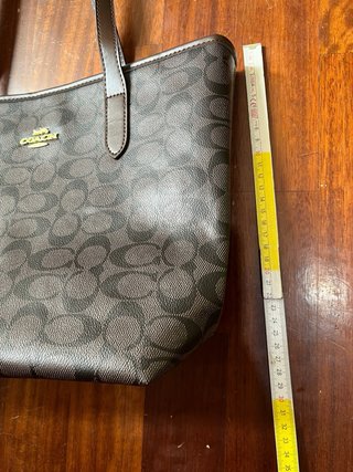 Borsa Coach marrone monogram