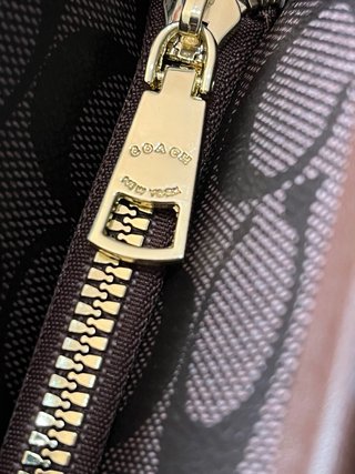 Borsa Coach marrone monogram