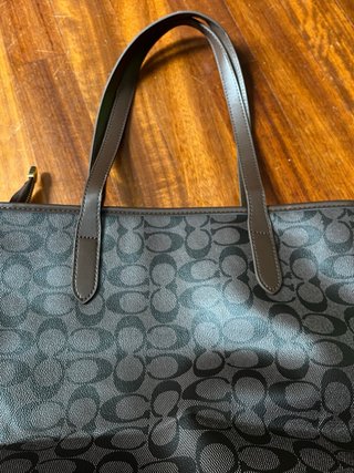 Borsa Coach marrone monogram