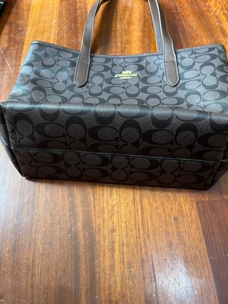 Borsa Coach marrone monogram