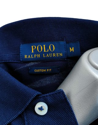 Ralph Lauren Iconic Mesh Polo Shirt Dark Blue M