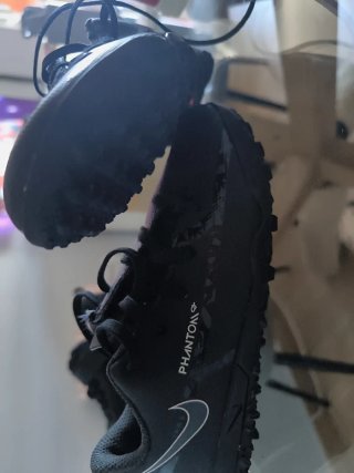 Zapatillas Fútbol Nike Phantom Negras talla 28,5