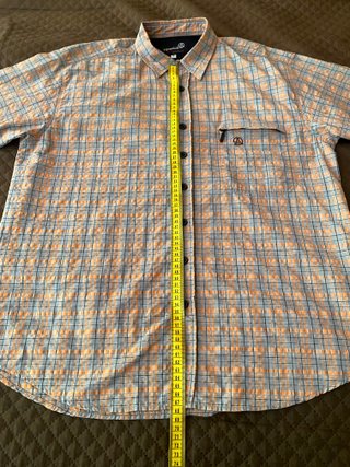 Camicia Ternua XL a Manica Corta a Quadri