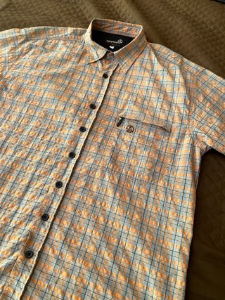 Camicia Ternua XL a Manica Corta a Quadri