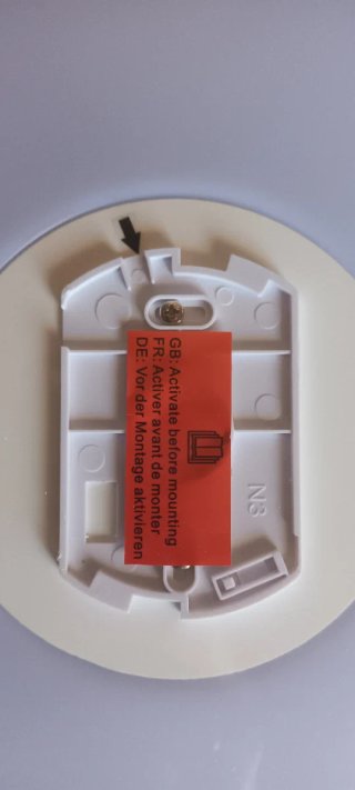 Plafón LED con Alarma Antihumo