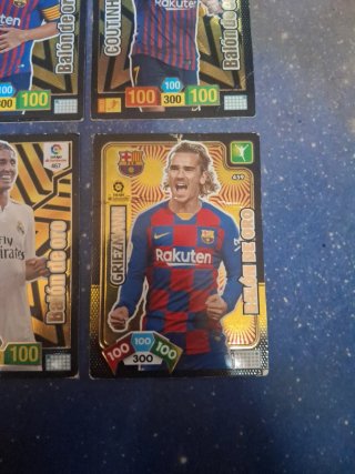 Pack 4 Cromos Balones de Oro 18-20
