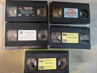 Lote 5 VHS Alien Jurassic Park Men in Black...