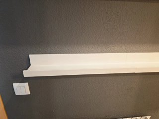 6 Estantes IKEA MOSSLANDA Blancos 55cm
