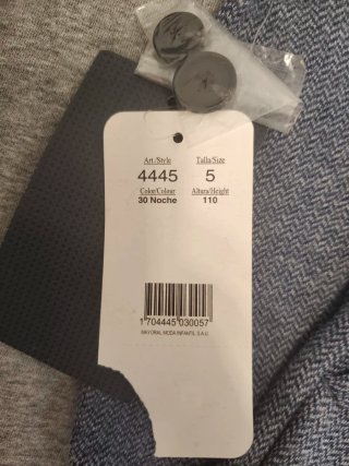 Traje de niño Mayoral gris nuevo 5 años 110sm