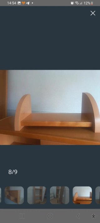 Estantería de madera