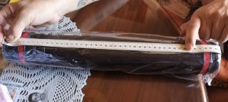 Portaplanos Tubo Ajustable Negro