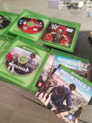 Lote 4 Juegos Xbox: WWE 2K18, FIFA 21, NBA 2K21, W
