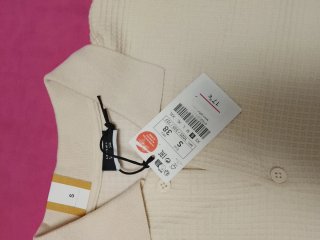 Jersey Zara Hombre Beige Talla S