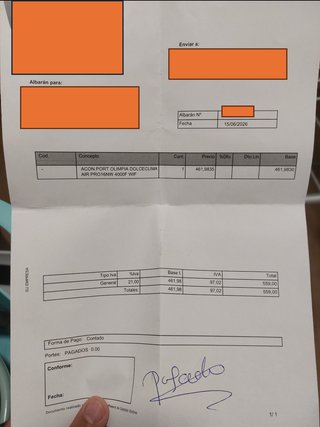 Aire acondicionado portátil Olimpia, poco uso
