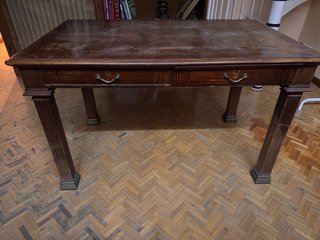 Mesa escritorio antigua madera ** solo recogida **