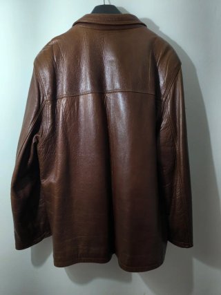 Chaqueta de cuero Lancelot Marrón Premium