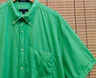 Camisa Gant Manga Corta Verde XXL