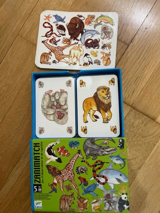 Lote de 2 Juegos de mesa Djeco: Bogoss y Zanimatch