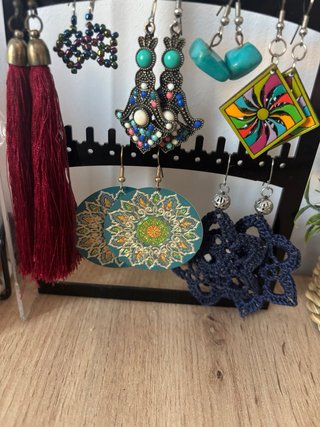 Lote Pendientes Estilo Boho / Étnico (A elegir)