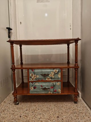 Mesa Auxiliar Camarera Madera