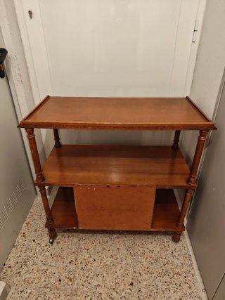 Mesa Auxiliar Camarera Madera