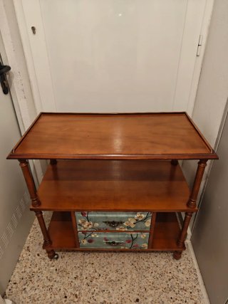 Mesa Auxiliar Camarera Madera