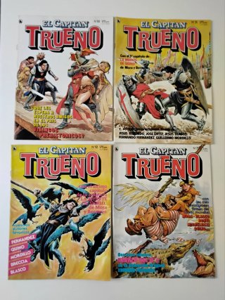 Lote 6 Cómics/ Revistas Grapas El Capitán Trueno