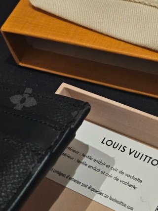 Porta carte Louis Vuitton Nero