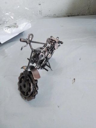 Maqueta Moto Artesanal Galvanoplas