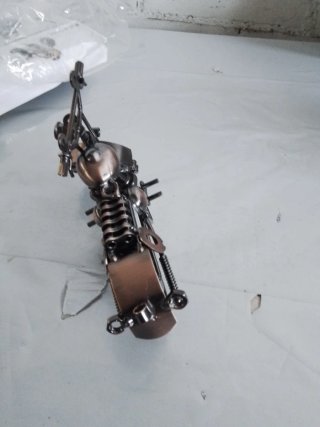 Maqueta Moto Artesanal Galvanoplas