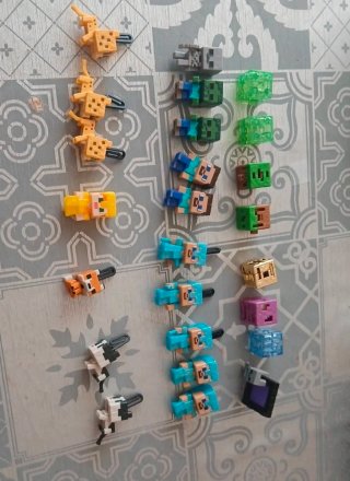 Muñecos Minecraft Kinder Joy