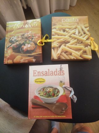 tres libros cocina