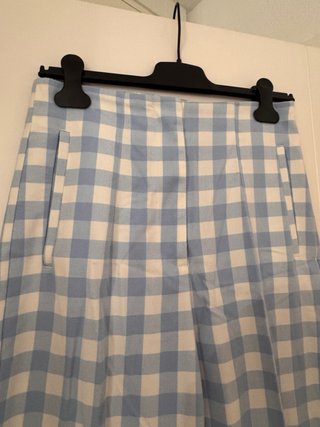 Pantalón cuadros Vichy Zara