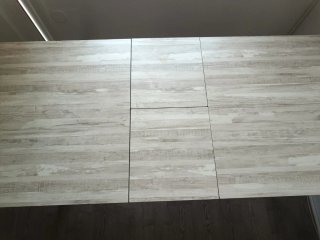 Mesa de salón madera y metal