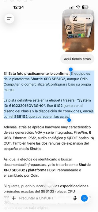 Odin PC SB61G20C Intel 865G (shuttle)