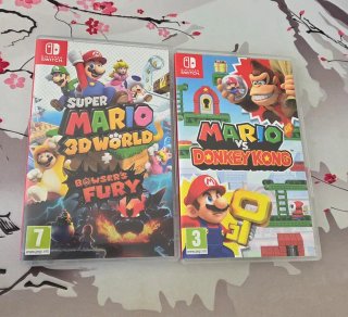 Pack Mario 3D World y Mario vs Donkey Kong switch