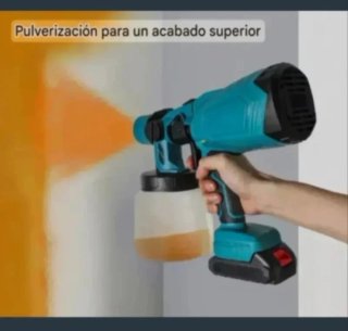 Pistola Pintura Spray Batería Recargable