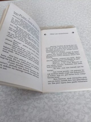 Libro de lectura en euskera