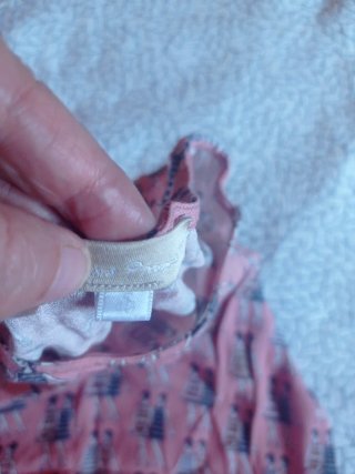 Vestido estampado de muñecas