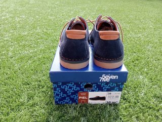 Zapatos con plantilla y empeine de piel T  38